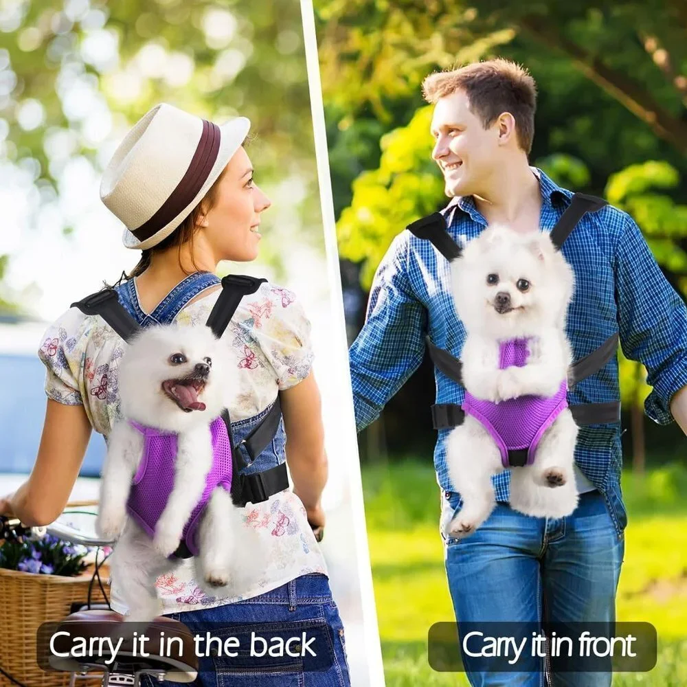 Purple Dog Carrier Backpack